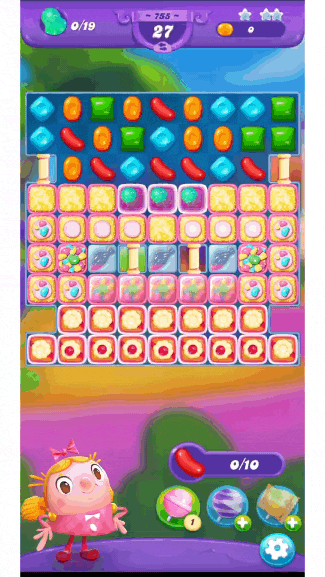 キャンディークラッシュフレンズの「タコさんを助けよう」モード